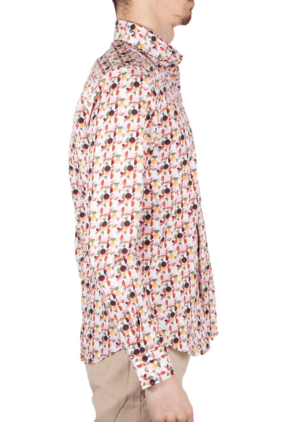 Camicia Alessandro Lamura Sabbia manica lunga