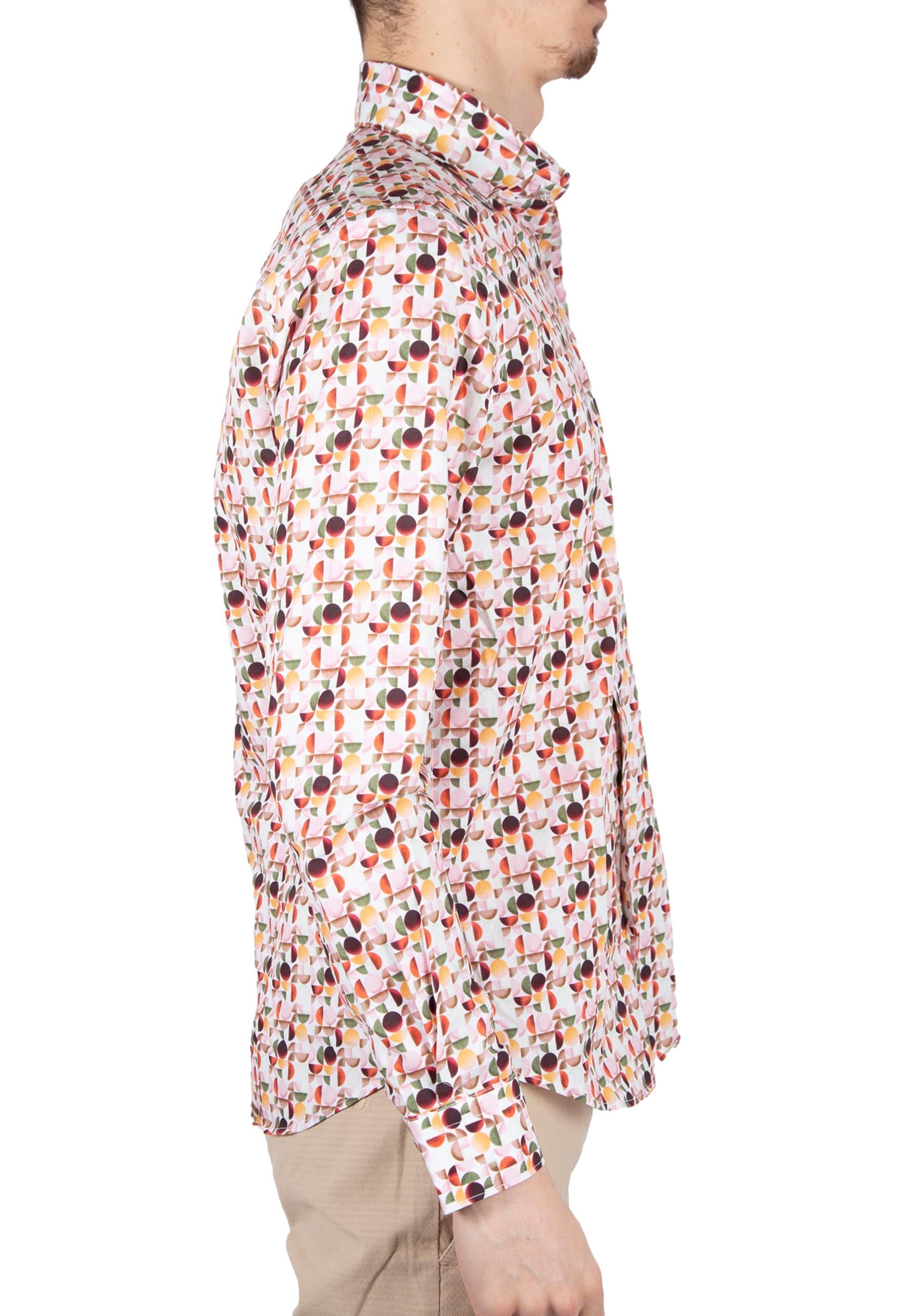 Camicia Alessandro Lamura Sabbia manica lunga