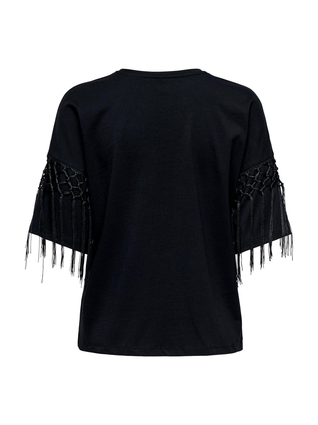 T-shirt Only Harley Nero con frange 15355816 /Black ONLY 