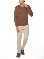 Maglia Gianni Lupo Tabacco girocollo GL512S TOBACCO GIANNI LUPO 