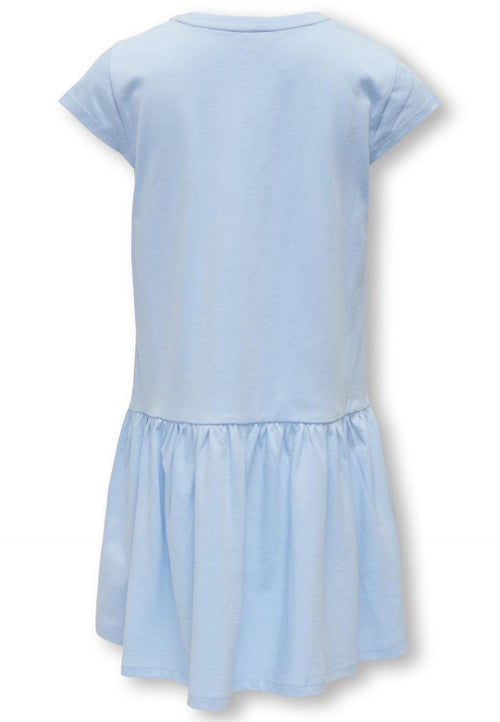 Abito Kids Only Celeste manica corta