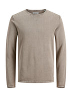 Maglia Jack & Jones Eleo Beige girocollo 12174001 /Crockery JACK & JONES 